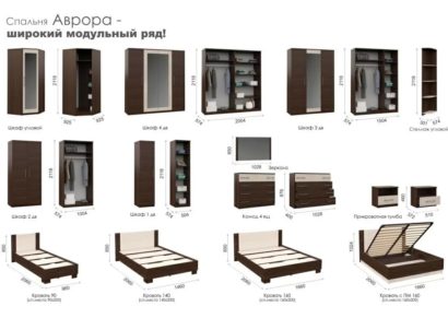 Комод Аврора 4ящ, Венге/Дуб молочный — фото 3