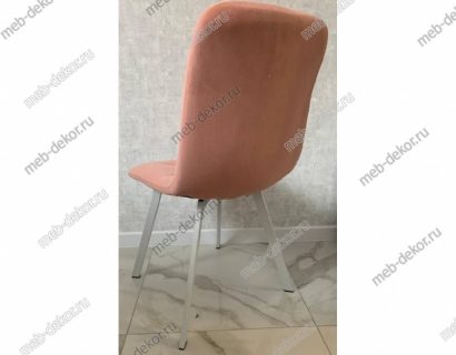Обеденная группа ELIOT 120 GLOSS STATUARIO WHITE SINTERED STONE и 4 стула Bruk light pink — фото 6