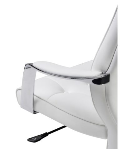 Компьютерное кресло Sarabi white / satin chrome — фото 8