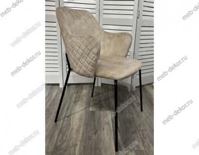 Стул AMARETTO VBP206 античный светло-бежевый/ черный каркас — фото 3
