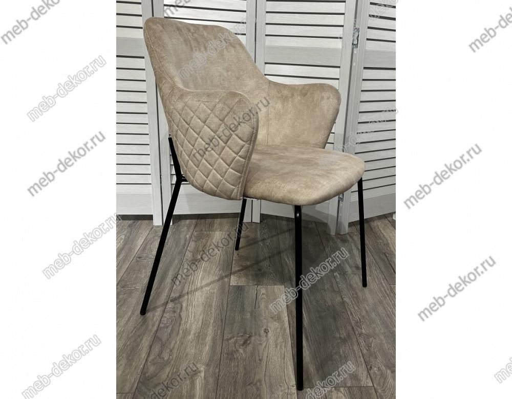 Стул AMARETTO VBP206 античный светло-бежевый/ черный каркас