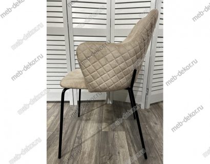 Стул AMARETTO VBP206 античный светло-бежевый/ черный каркас — фото 2