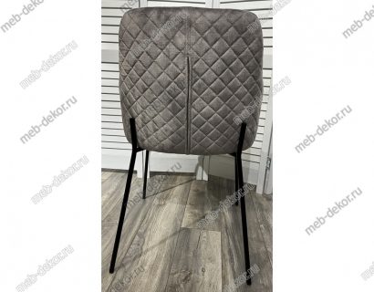 Стул AMARETTO VBP203 античный серебристо-серый/ черный каркас — фото 3