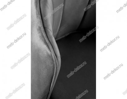 Стул на металлокаркасе Shell dark gray / black — фото 5