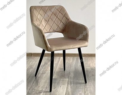 Стул ALLY BLUVEL-40 бежевый / черный каркас — фото 3