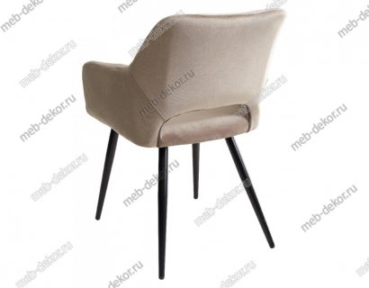 Стул ALLY BLUVEL-40 бежевый / черный каркас — фото 2