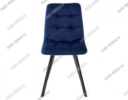 Стул CHILLI SQUARE BLUVEL-86 NAVY BLUE, велюр — фото 2