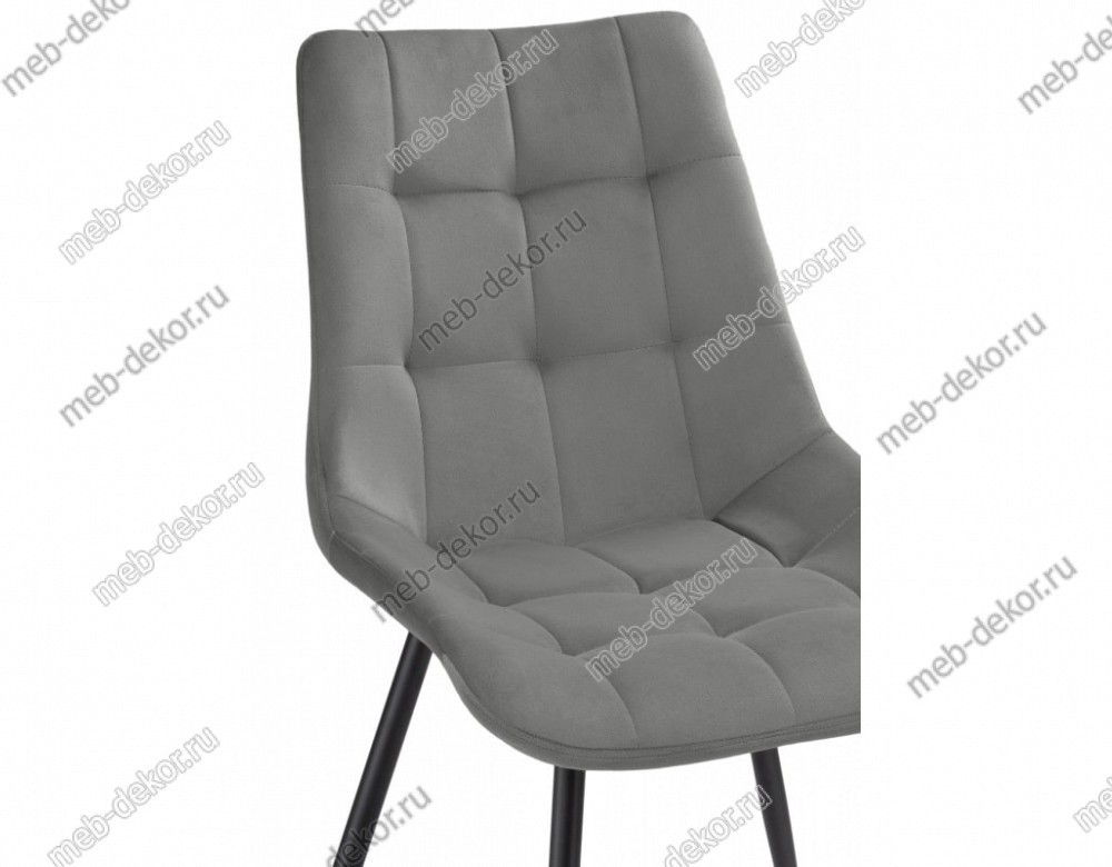 Стул на металлокаркасе Sidra dark gray / black