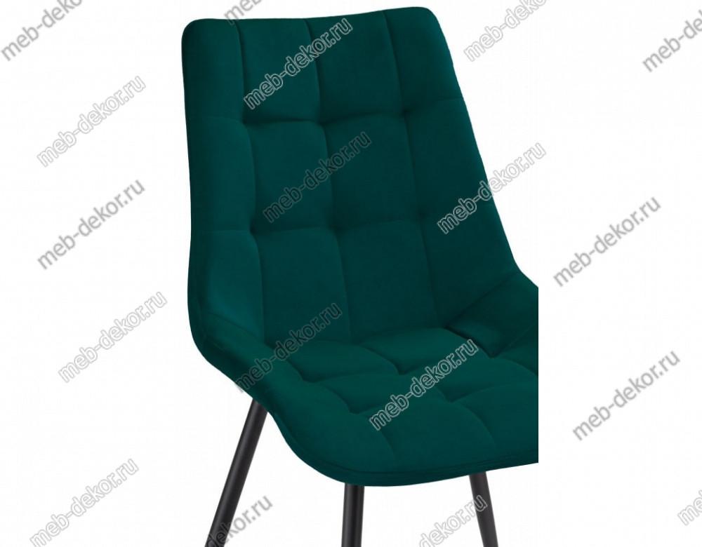 Стул на металлокаркасе Sidra green / black