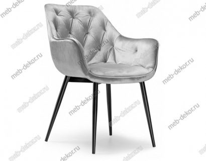 Стул на металлокаркасе Remo light gray — фото 1