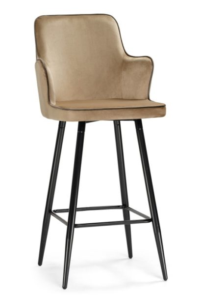 Барный стул Feona dark beige — фото 1