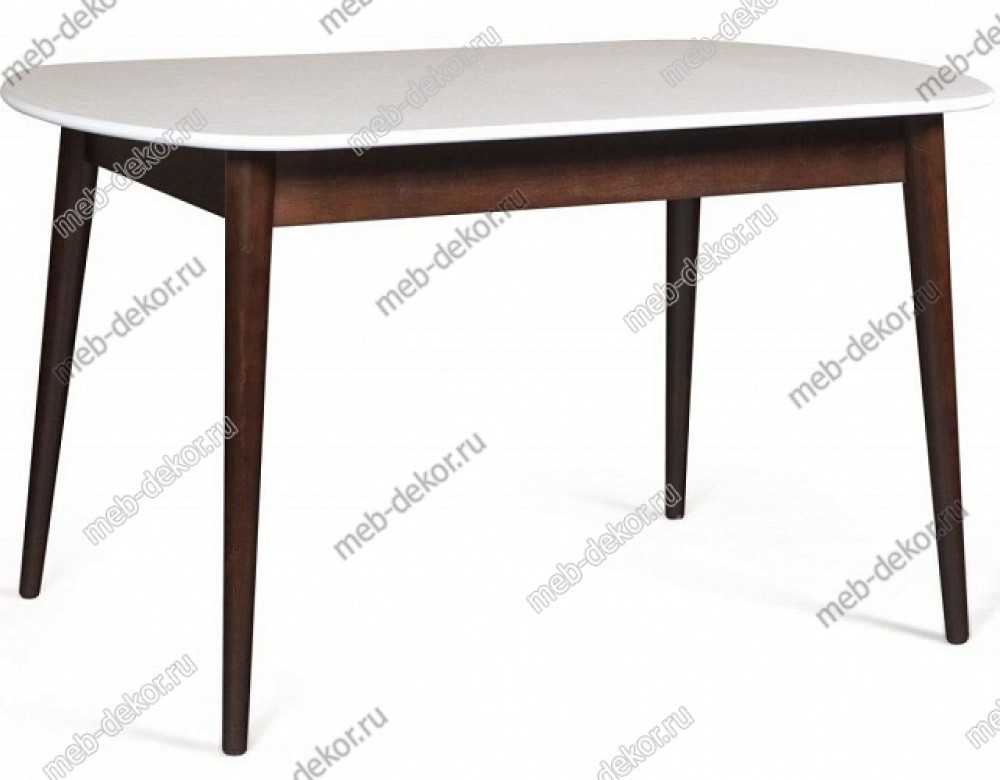 Стол Эней 130×80, Белый+Dark Oark