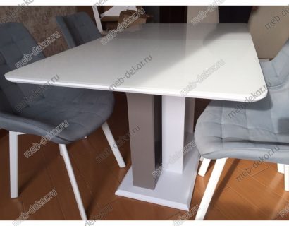 Стул на металлокаркасе Hagen gray / white — фото 4