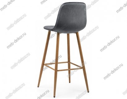 Барный стул Capri dark gray / wood — фото 3