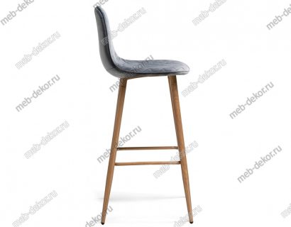 Барный стул Capri dark gray / wood — фото 2