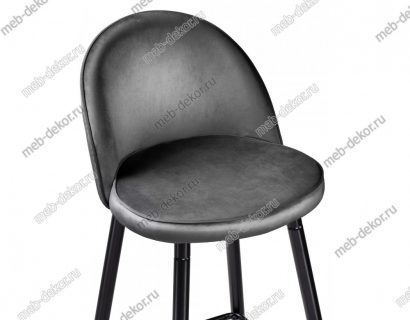 Барный стул Dodo 1 dark grey with edging / black — фото 4