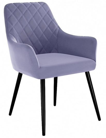Стул DikLine 241 Z23 лаванда, ножки черные — фото 1