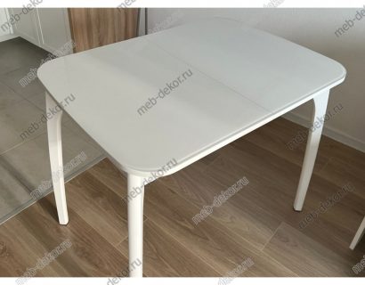 Стол DikLine М40 белый/стекло белое optiwhite — фото 3
