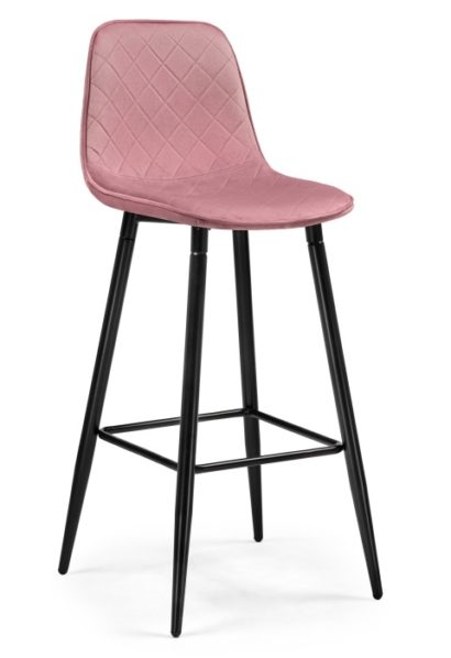 Барный стул Capri pink / black — фото 1