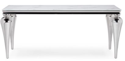 Стеклянный стол Vase белый — фото 8