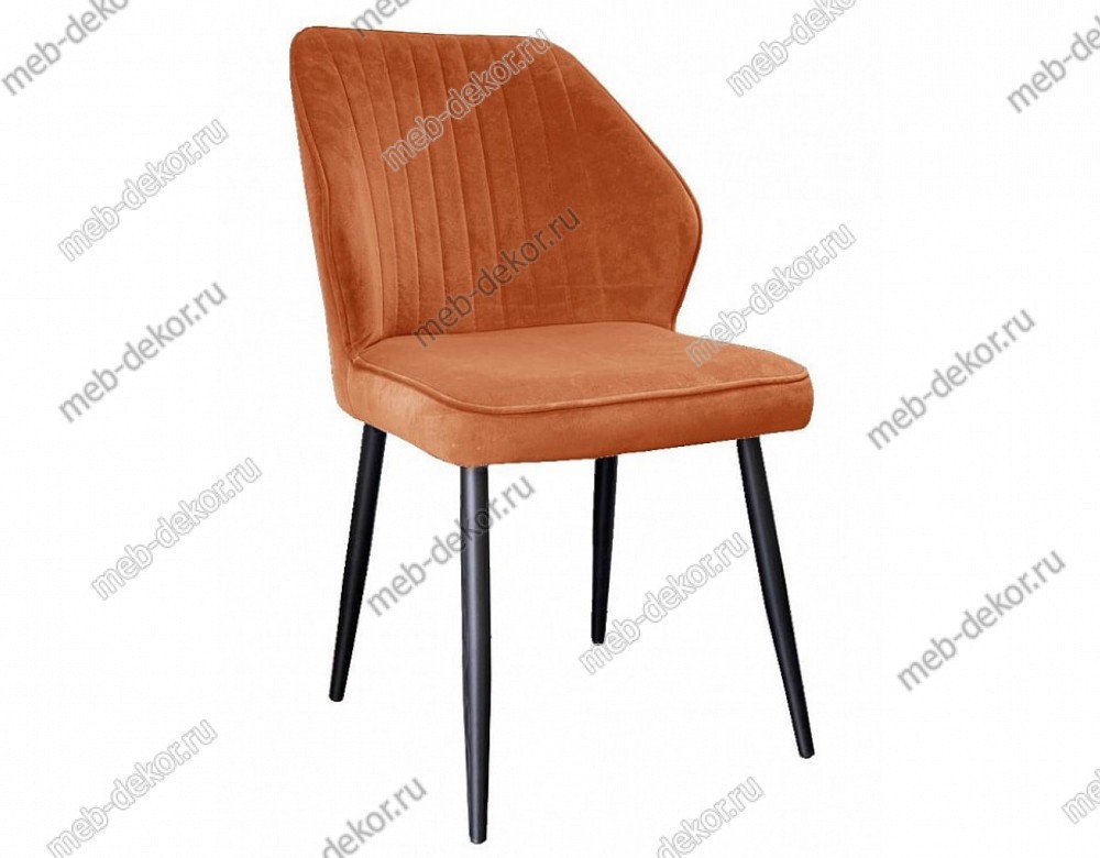 Стул DikLine 222 B17 TERRACOTTA, ножки черные