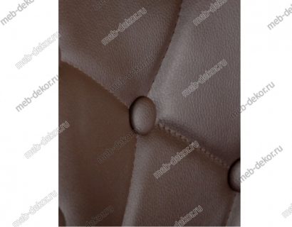 Стул барный DOBRIN JOSEPH хром/коричневый PU — фото 3