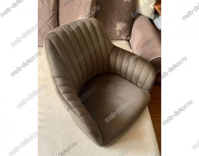 Стул S-0208, Велюр Light Coffee — фото 3