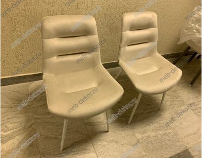 Стул Kenner 173KC бежевый/опоры белые — фото 3