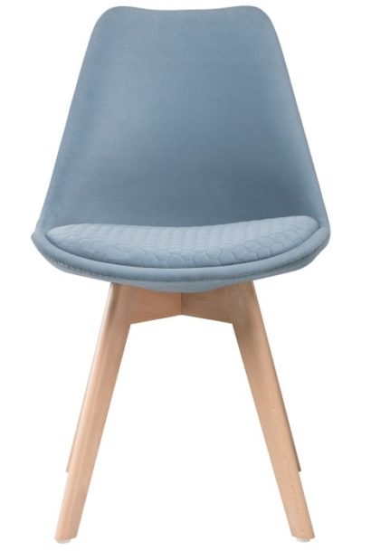 Деревянный стул Bonuss light blue / wood — фото 3