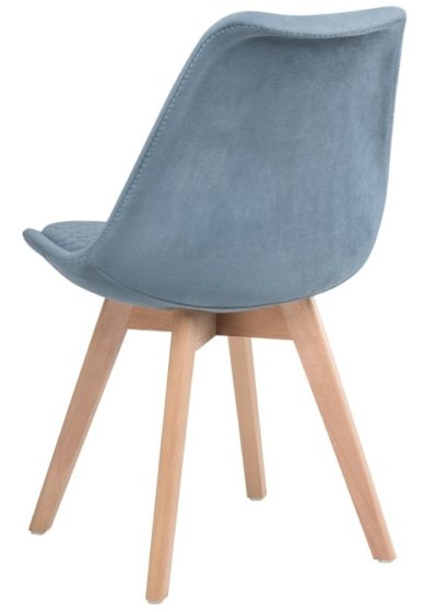 Деревянный стул Bonuss light blue / wood — фото 5