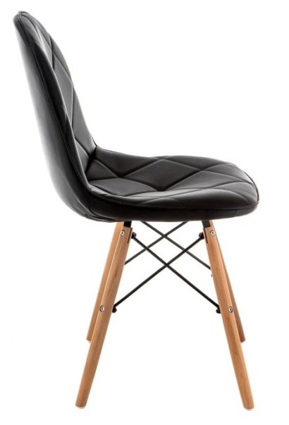Деревянный стул Kvadro 1 black / wood — фото 6
