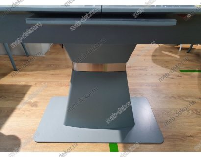 Стол KENNER PS1200 серый/стекло камень серый глянец — фото 4