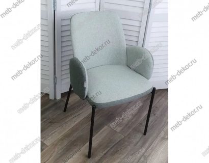 Обеденная группа BELLUNO 160 KL-170 MALACHITE, итальянская керамика и 4 стула NIKKI VF113 светлая мята / VF115 серо-зеленый — фото 3