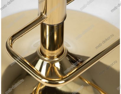 Стул барный DOBRIN CHARLY GOLD, черный велюр (MJ9-101) — фото 6