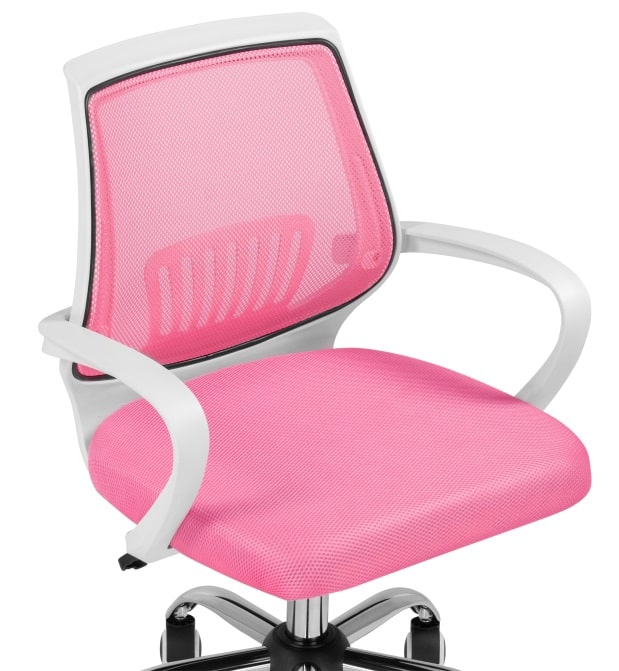 Компьютерное кресло Ergoplus pink / white