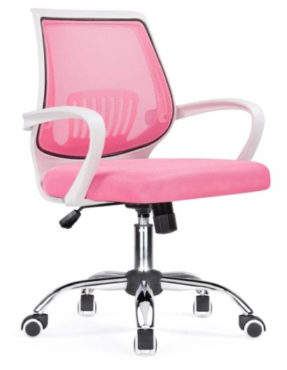 Компьютерное кресло Ergoplus pink / white — фото 1