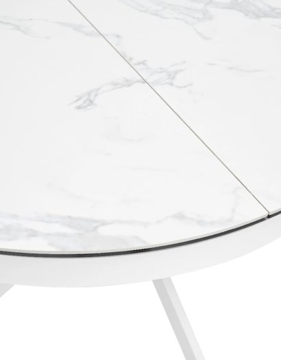 СТОЛ TRENTO 120 HIGH GLOSS STATUARIO КЕРАМИКА — фото 9