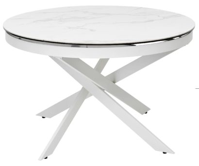 СТОЛ TRENTO 120 HIGH GLOSS STATUARIO КЕРАМИКА — фото 15