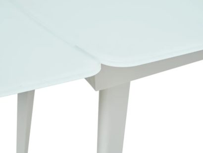 Стол ELIOT 120 Frosted Super White glass+White — фото 6