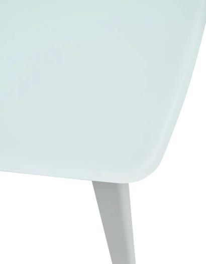 Стол ELIOT 120 Frosted Super White glass+White — фото 3