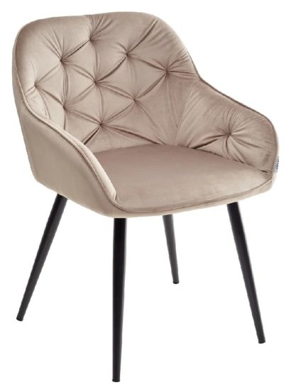 Стул BREEZE BLUVEL-40 BEIGE, велюр — фото 1