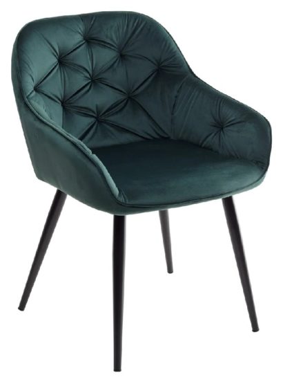 Стул BREEZE BLUVEL-78 green, велюр — фото 1