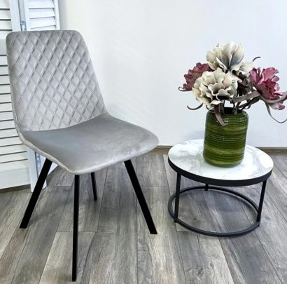 Стул DAIQUIRI BLUVEL-03 LIGHT GREY, велюр — фото 3