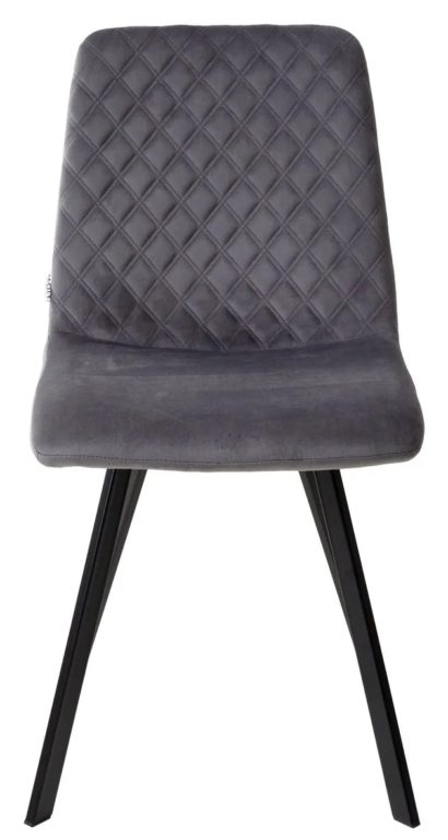 Стул DAIQUIRI BLUVEL-14 GREY, велюр — фото 4