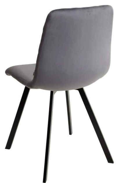 Стул DAIQUIRI BLUVEL-14 GREY, велюр — фото 2