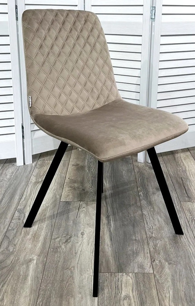 Стул DAIQUIRI BLUVEL-40 BEIGE, велюр