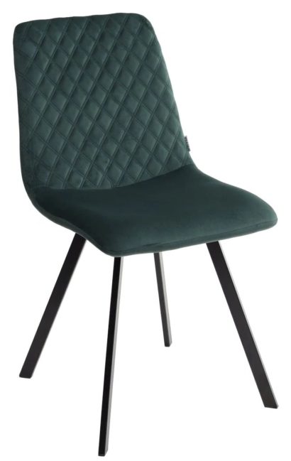 Стул DAIQUIRI BLUVEL-78 GREEN, велюр — фото 1