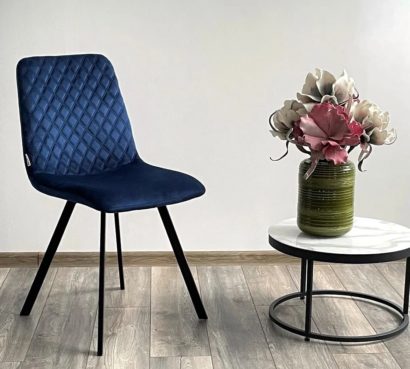 Стул DAIQUIRI BLUVEL-86 NAVY BLUE, велюр — фото 2