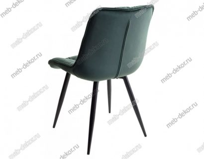 Стул MONACO UF910-14 DARK GREEN, велюр/черный каркас — фото 4