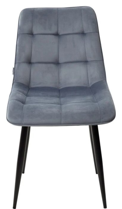 Стул CHIC BLUVEL-06 BLUE / черный каркас — фото 4